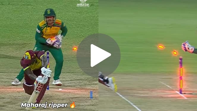 [Watch] De Kock Does 'Best Stumping Of T20 WC 2024' As Maharaj Removes Powell For 1